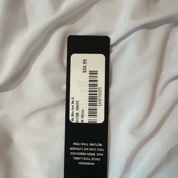 White fashion nova dress - Picture 2 of 2